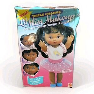 Mattel 1989 Lil' Miss Makeup  AFRICAN-AMERICAN